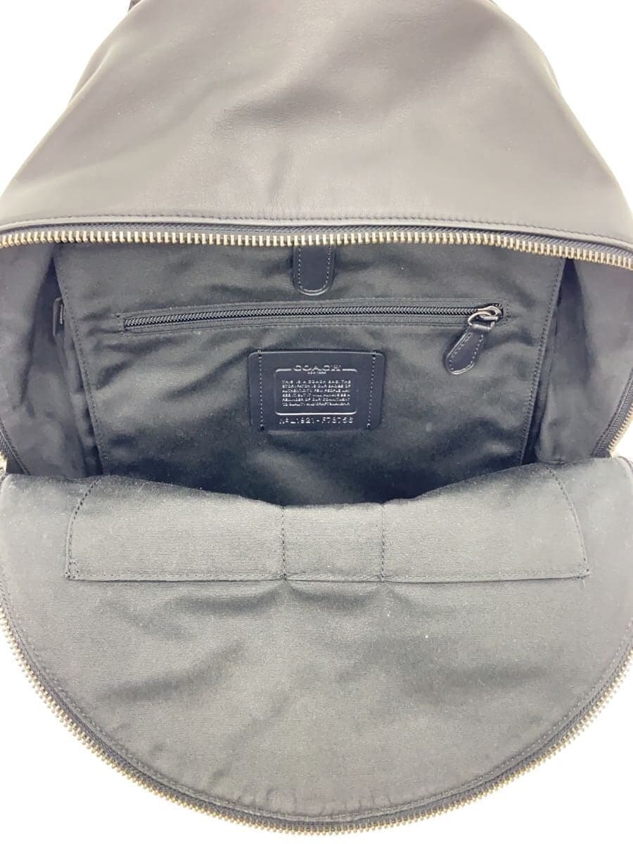 COACH Backpack Leather BLK Monogram F78756 6