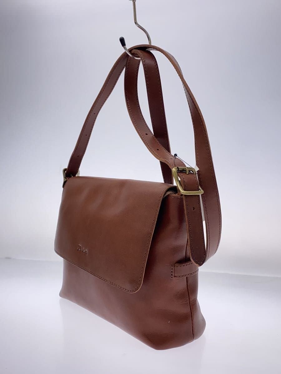 DAKOTA Shoulder Bag Leather BRW Solid Color 2