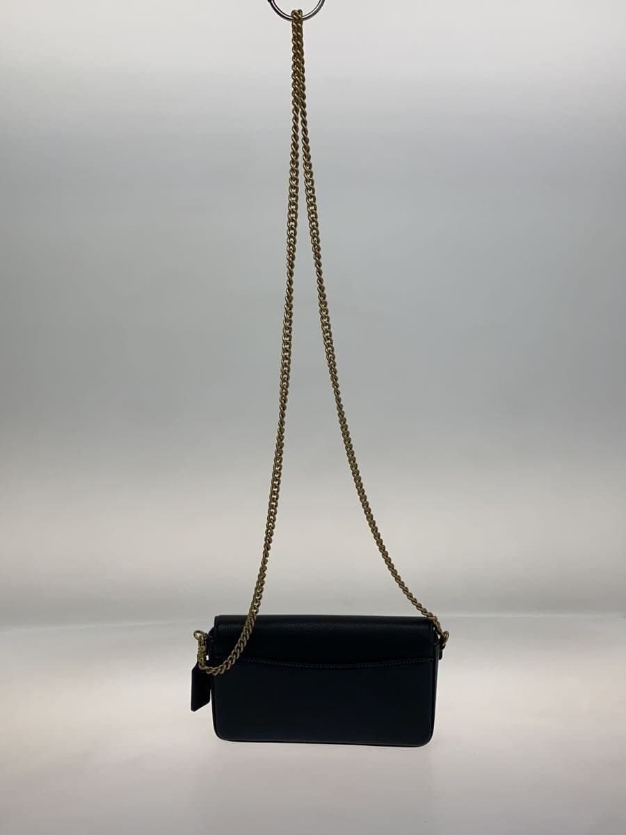 COACH Shoulder Bag Leather BLK CA001 3