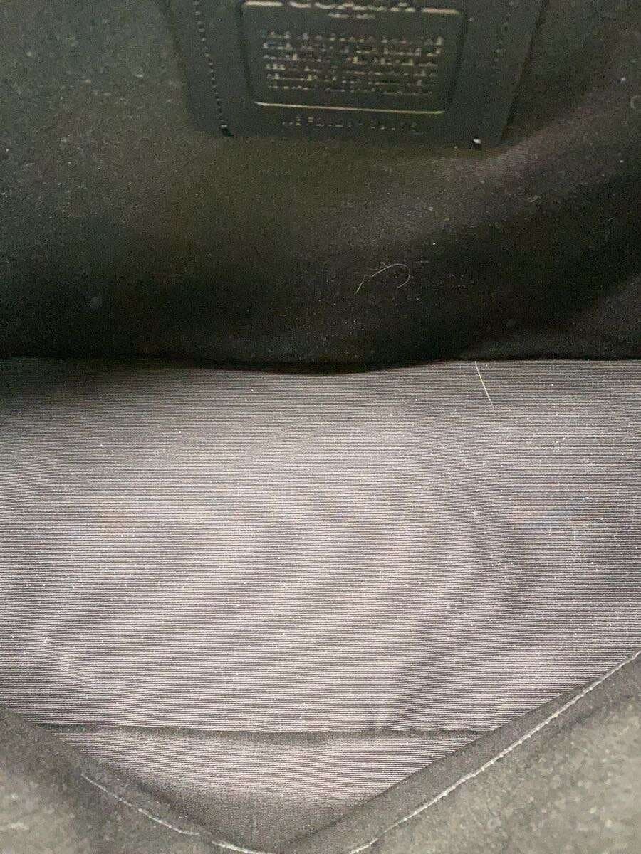 COACH Tote Bag Leather KHK Solid C9876 6