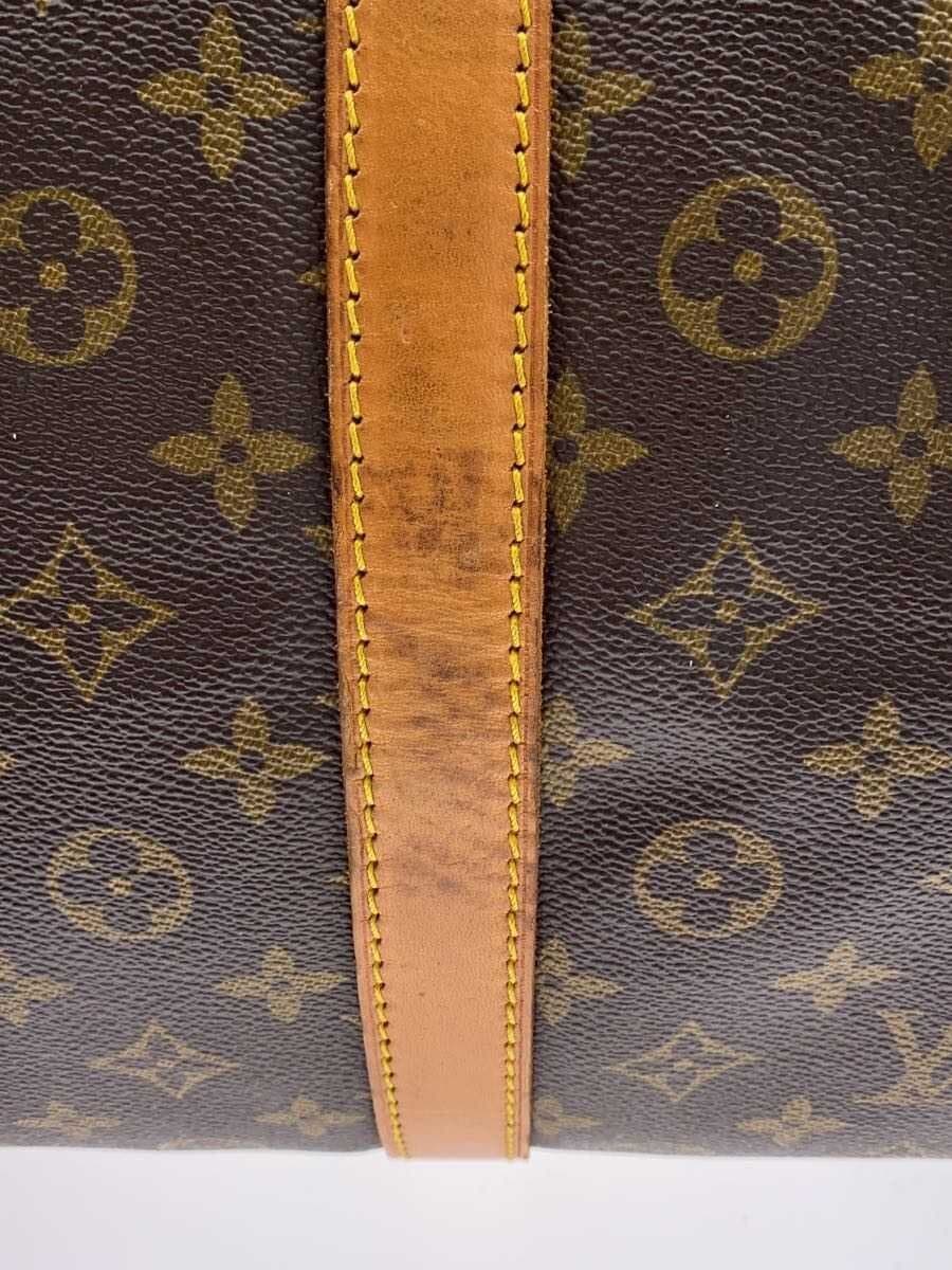 LOUIS VUITTON Keepall Bandouliere 60_Monogram Canvas PVC BRW Monogram 7