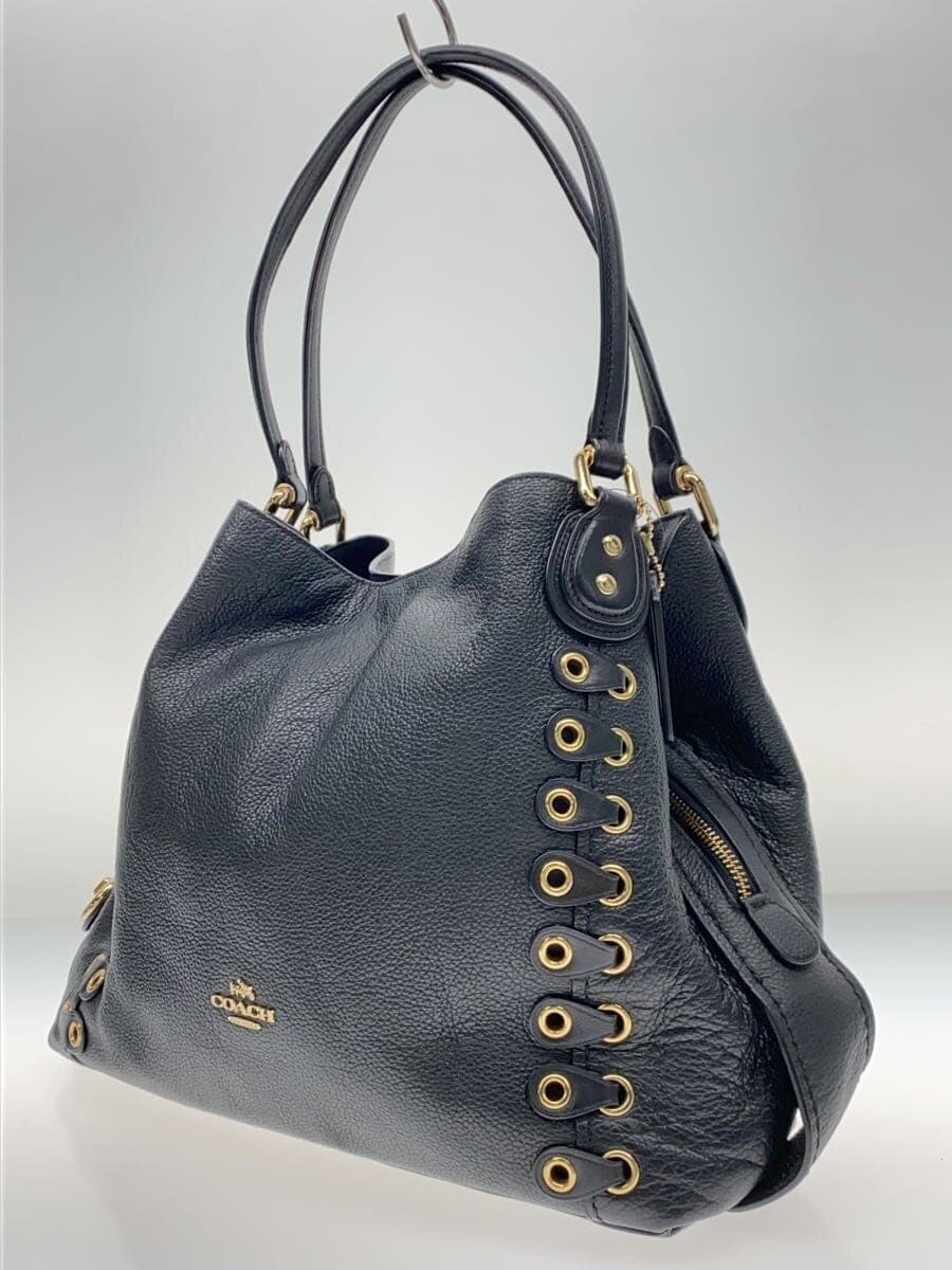 COACH Handbag BLK Solid 21348 2