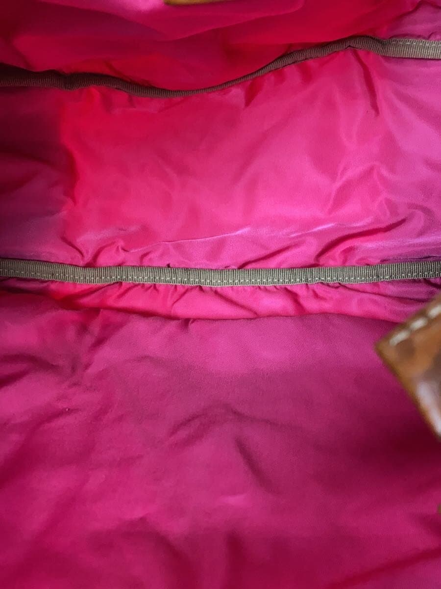 PRADA leather combination tote bag nylon PNK plain 6