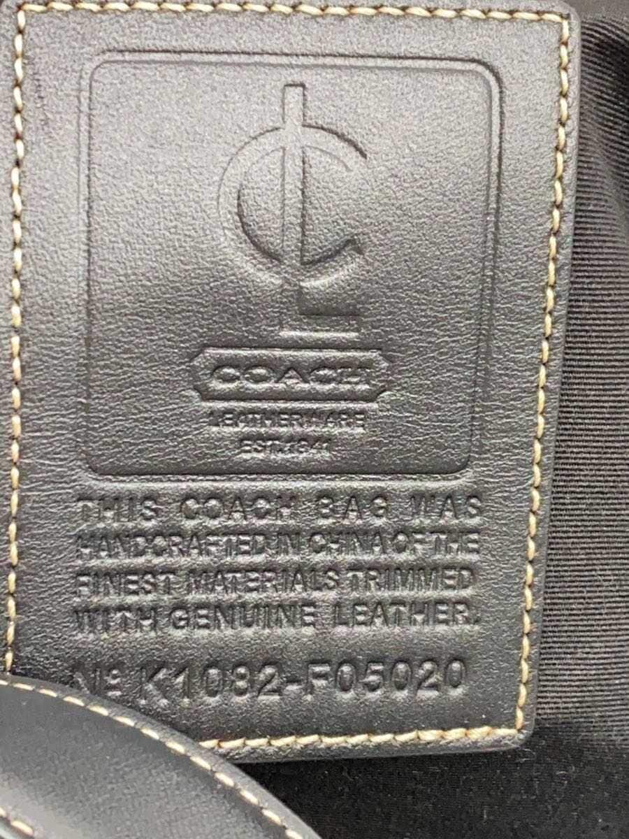 COACH Boston Bag Cotton BLK Solid K1082-F5020 5