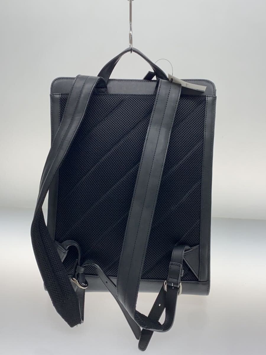 TRION Backpack Leather BLK Solid 3