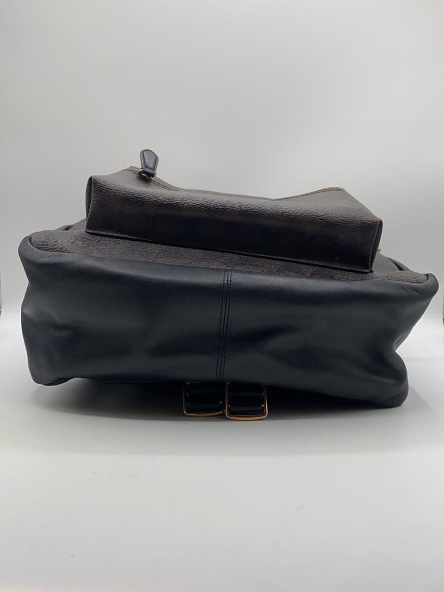 COACH Backpack_Signature_Brown Leather BRW All Over Pattern 4