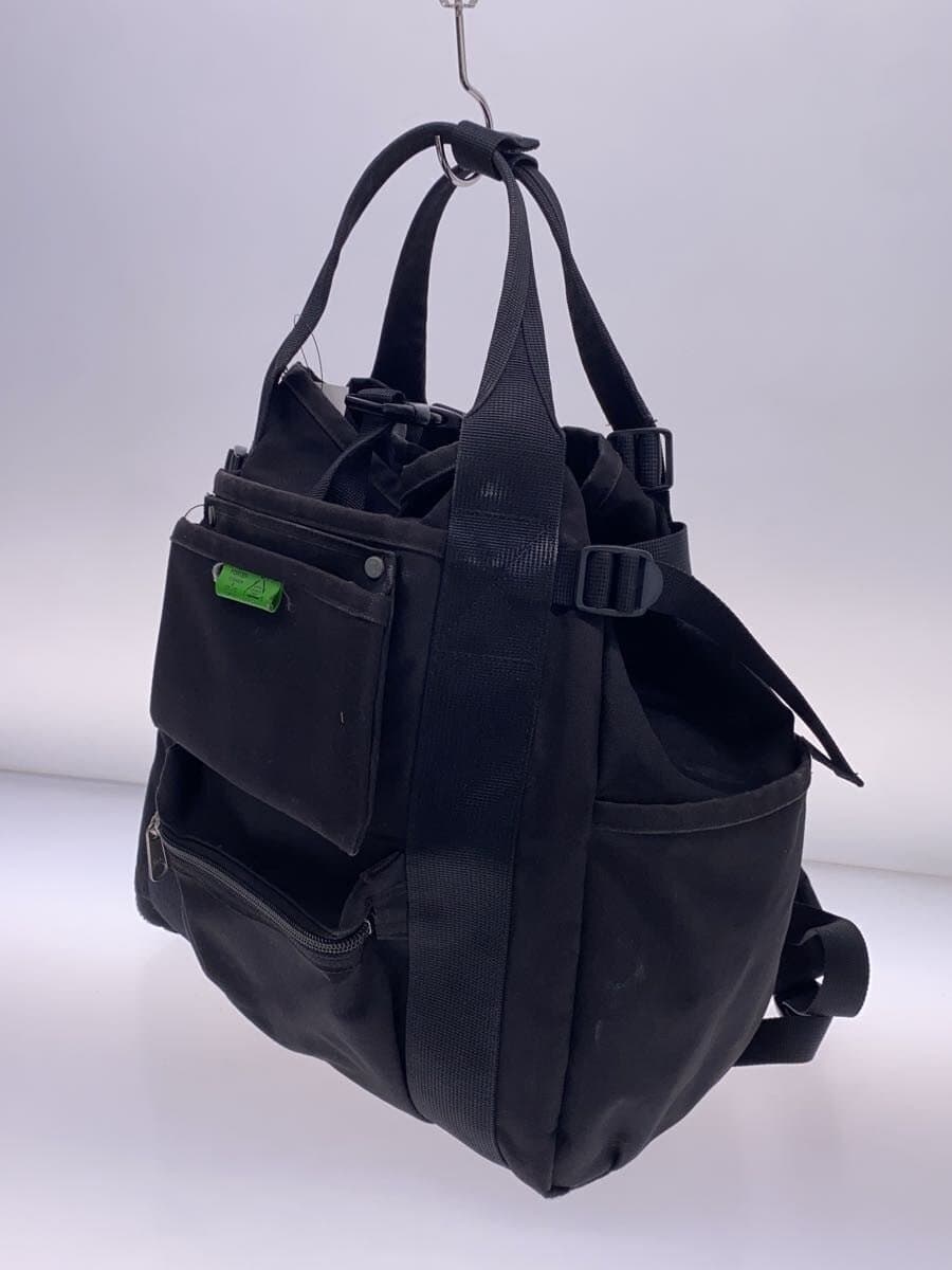 PORTER backpack -- BLK plain 2