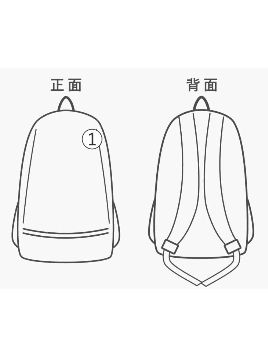 PORTER backpack -- BLK plain 8