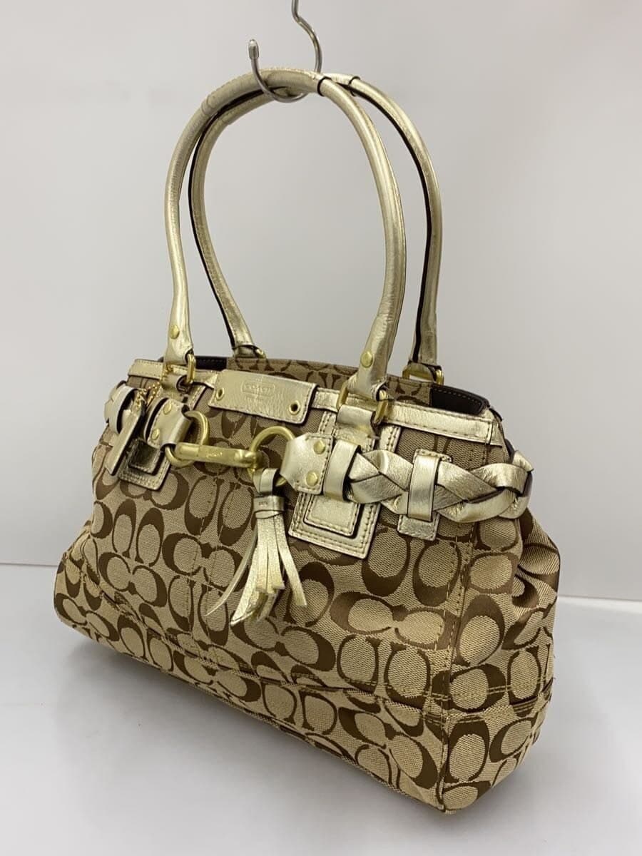 COACH Hamptons Carryall Signature Beige Canvas F13065 2