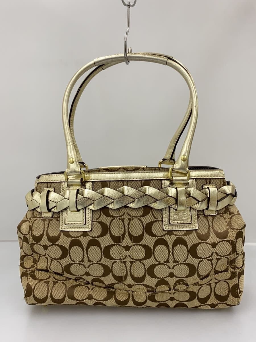 COACH Hamptons Carryall Signature Beige Canvas F13065 3