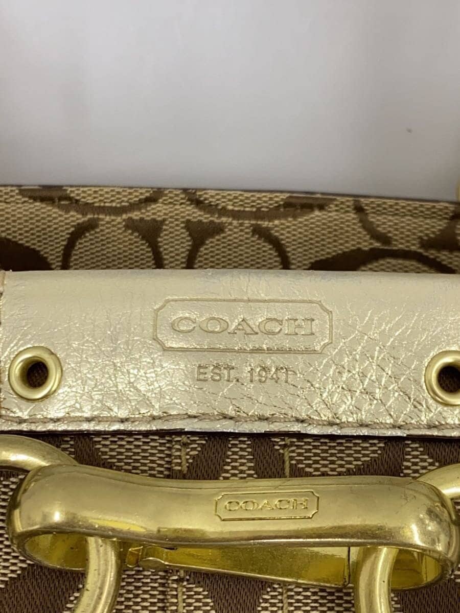 COACH Hamptons Carryall Signature Beige Canvas F13065 5