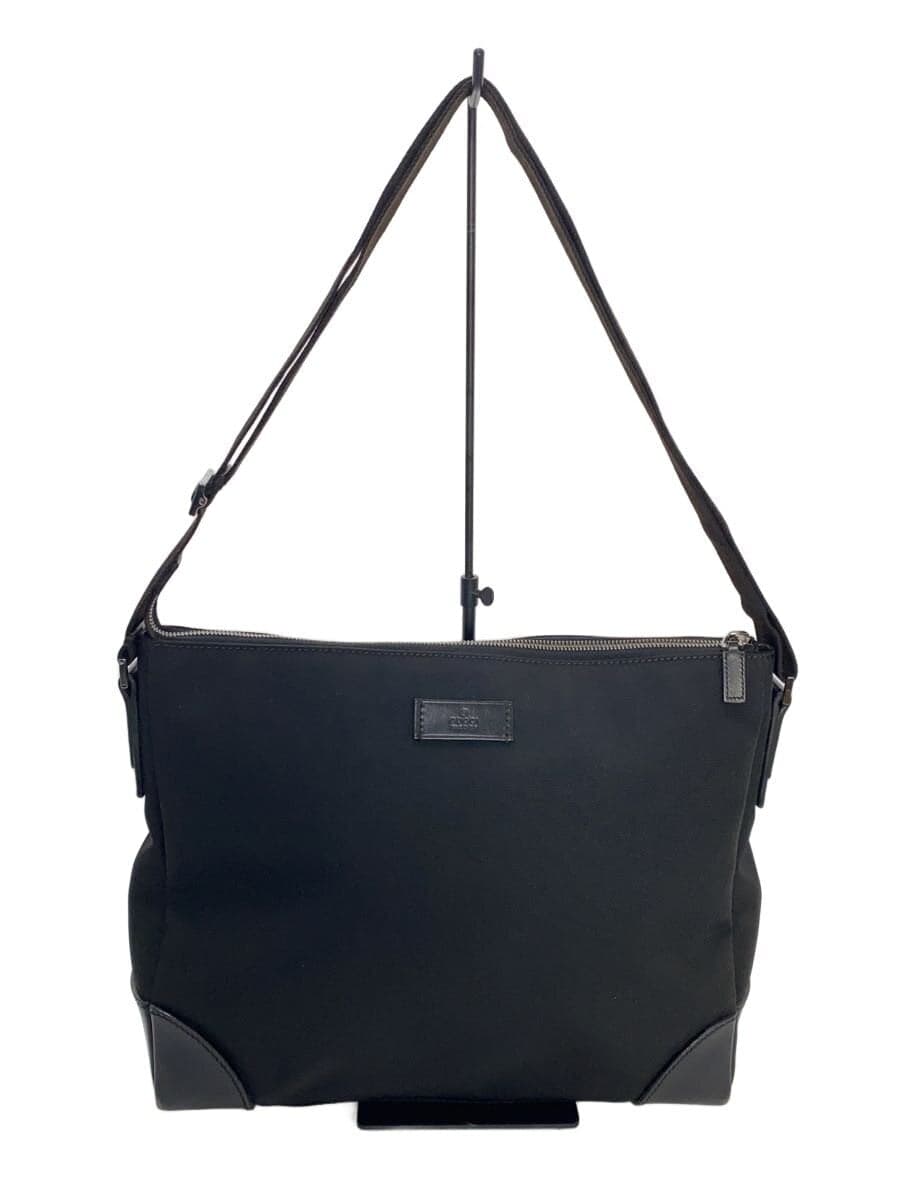 GUCCI Shoulder Bag BLK Solid 110054 1705