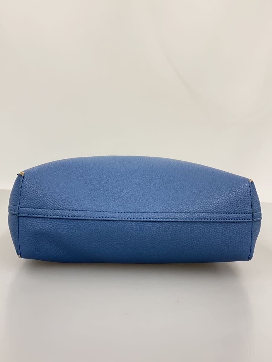 EMPORIO ARMANI shoulder bag leather blue 4