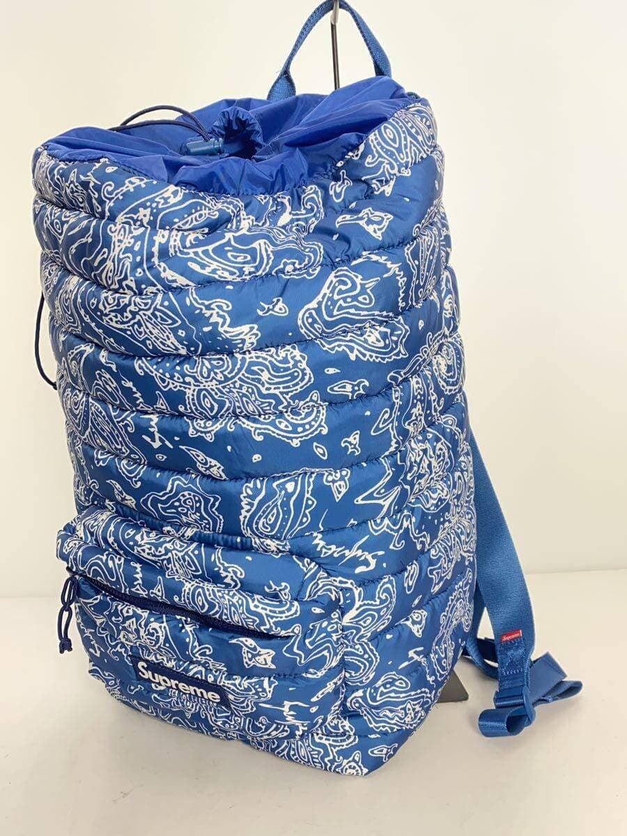 Supreme Backpack Polyester Blue Paisley 2
