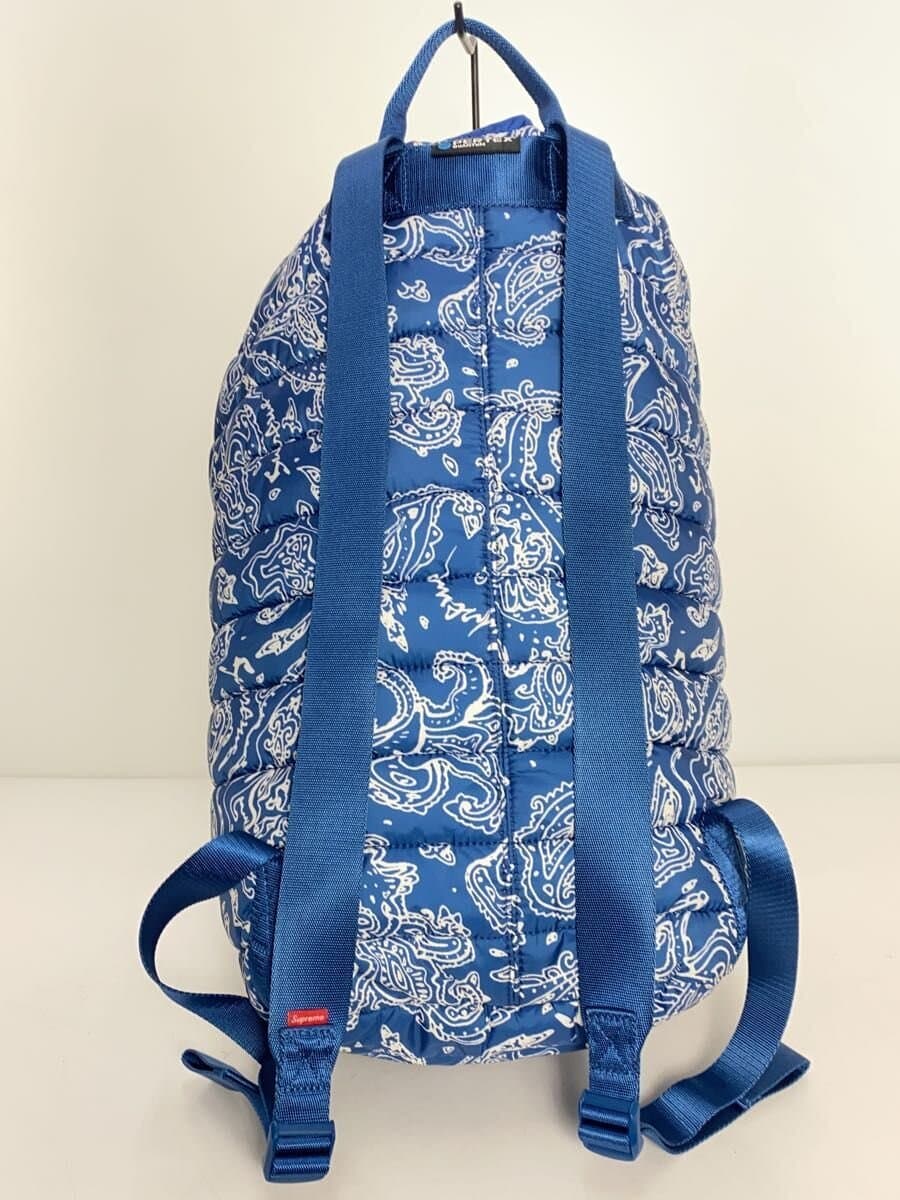 Supreme Backpack Polyester Blue Paisley 3