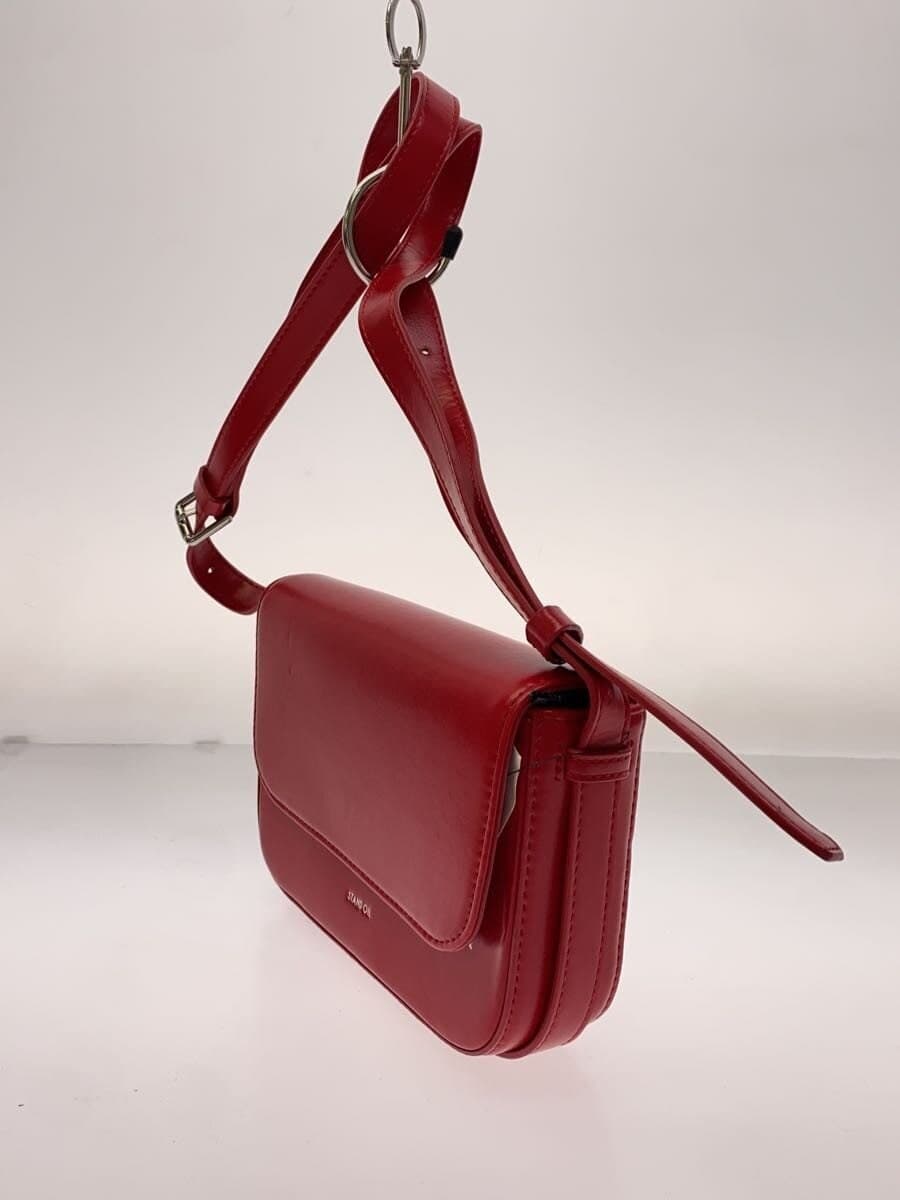 STAND OIL Shoulder Bag Faux Leather RED 2