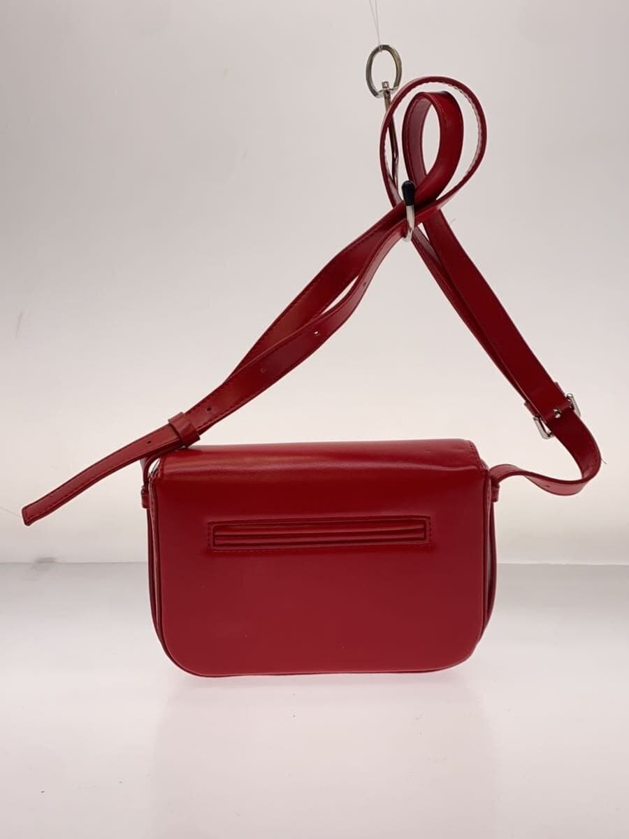 STAND OIL Shoulder Bag Faux Leather RED 3