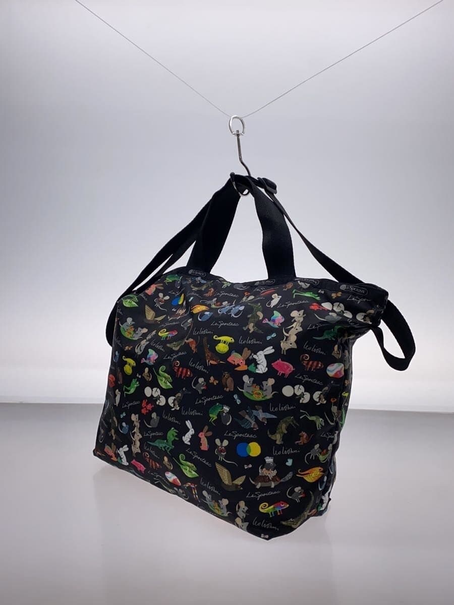 LESPORTSAC tote bag nylon BLK animal 2