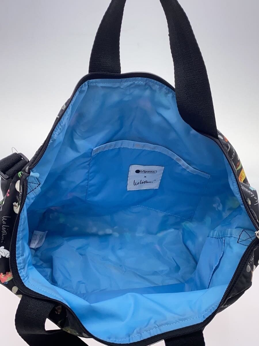 LESPORTSAC tote bag nylon BLK animal 6