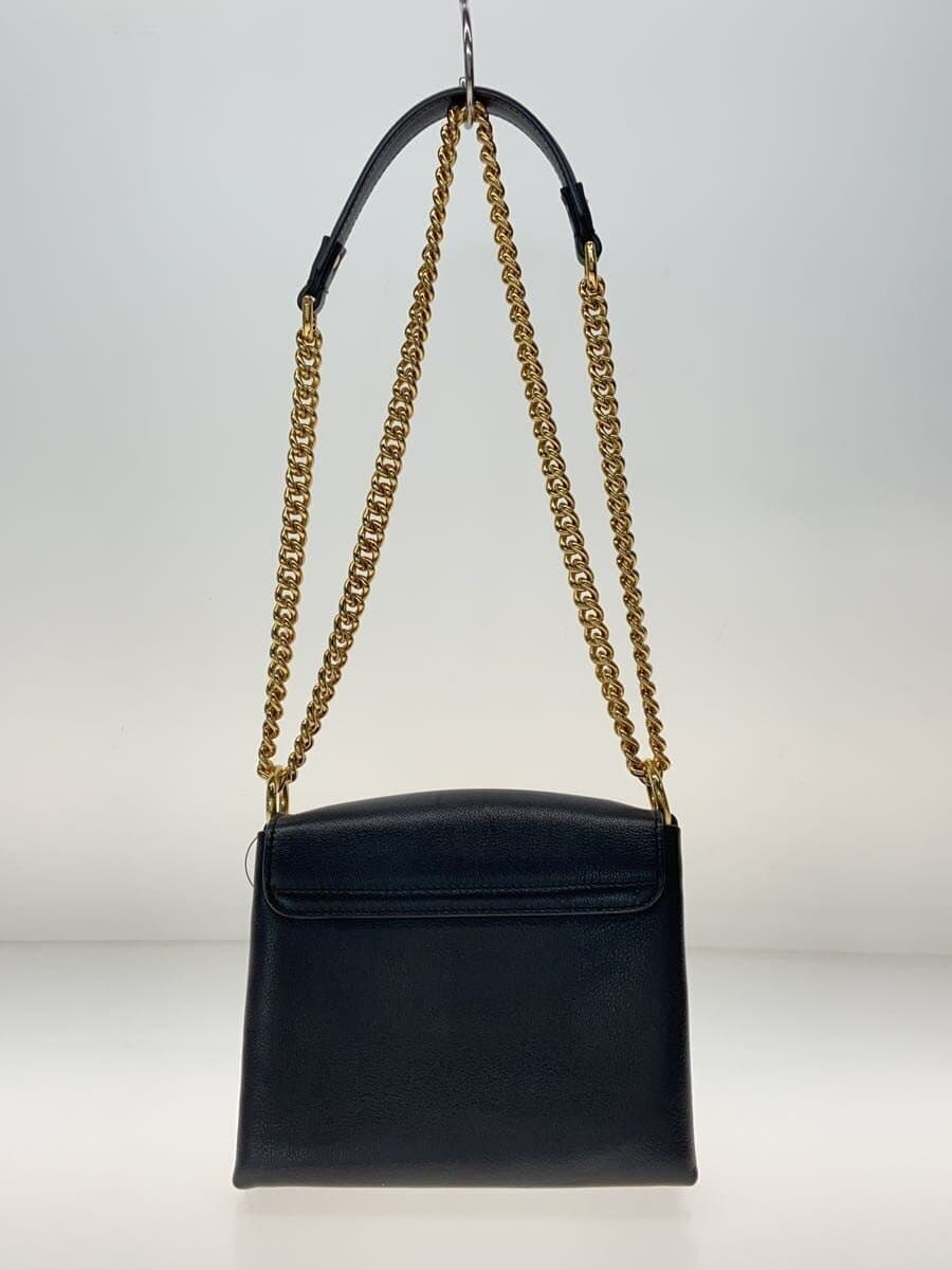 Alexander McQueen Shoulder Bag Leather Black 3