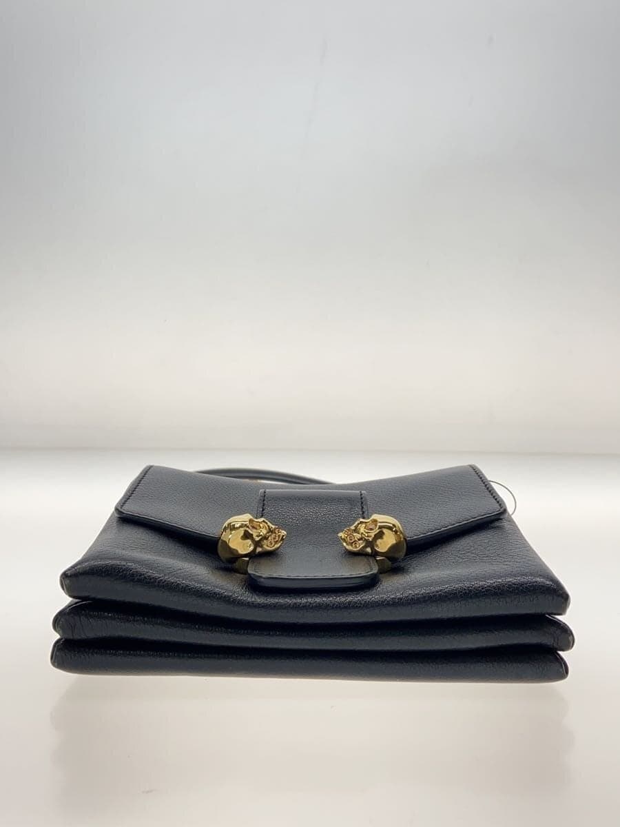 Alexander McQueen Shoulder Bag Leather Black 4