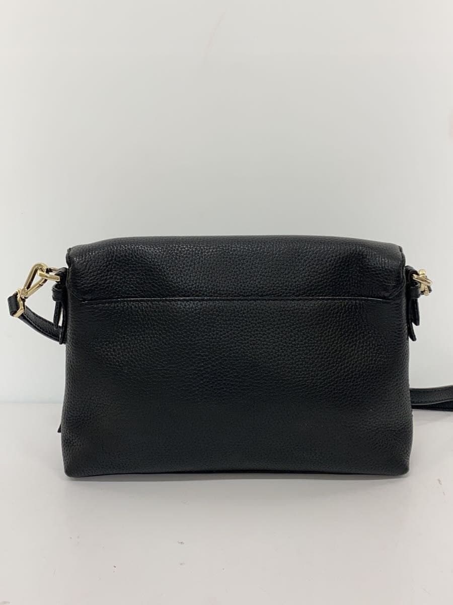 Kate Spade New York shoulder bag leather black plain 3