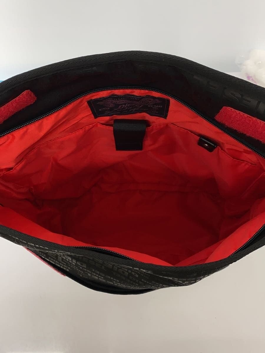 DIESEL shoulder bag -- BLK all-over pattern 6