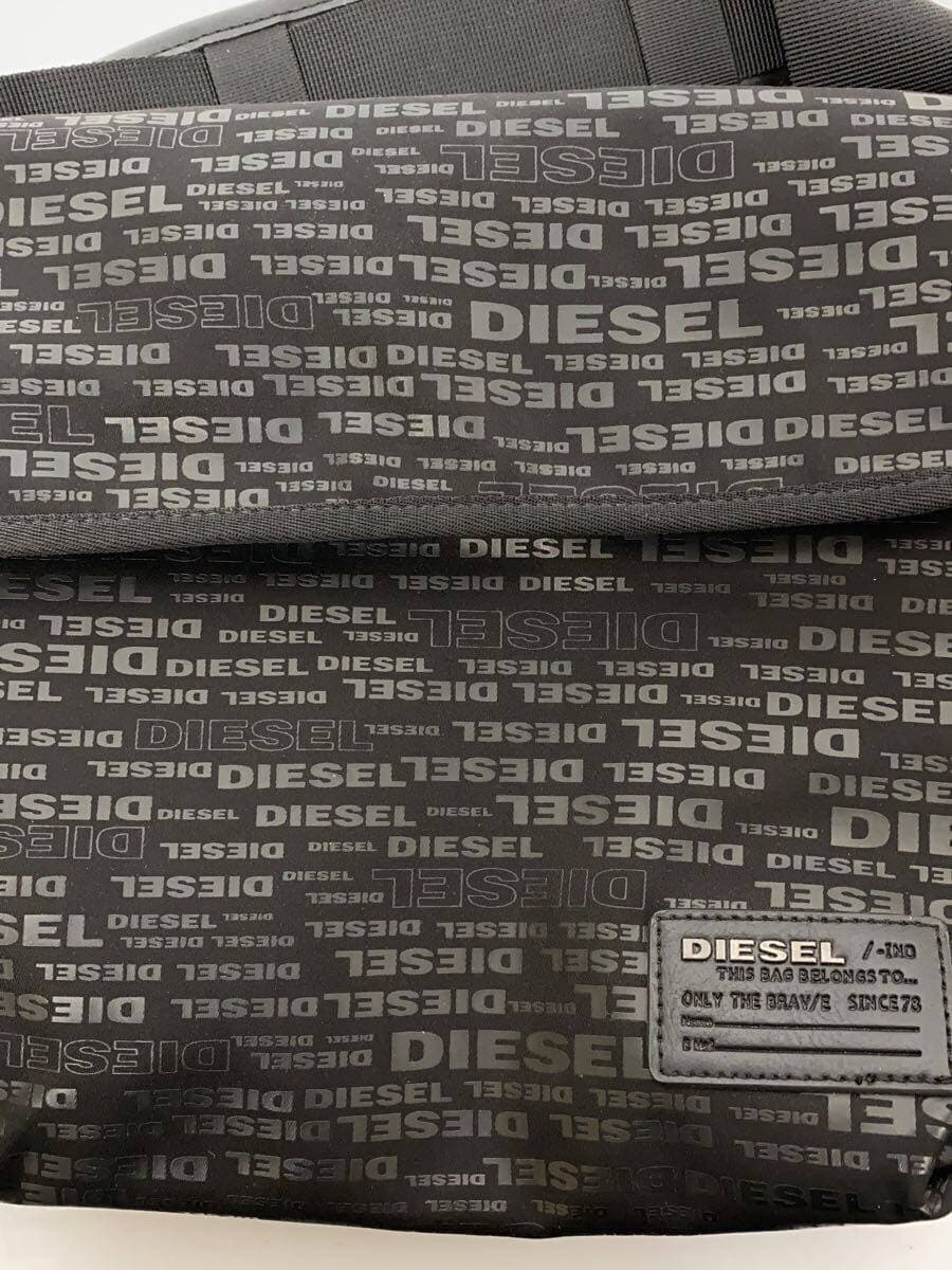 DIESEL shoulder bag -- BLK all-over pattern 8