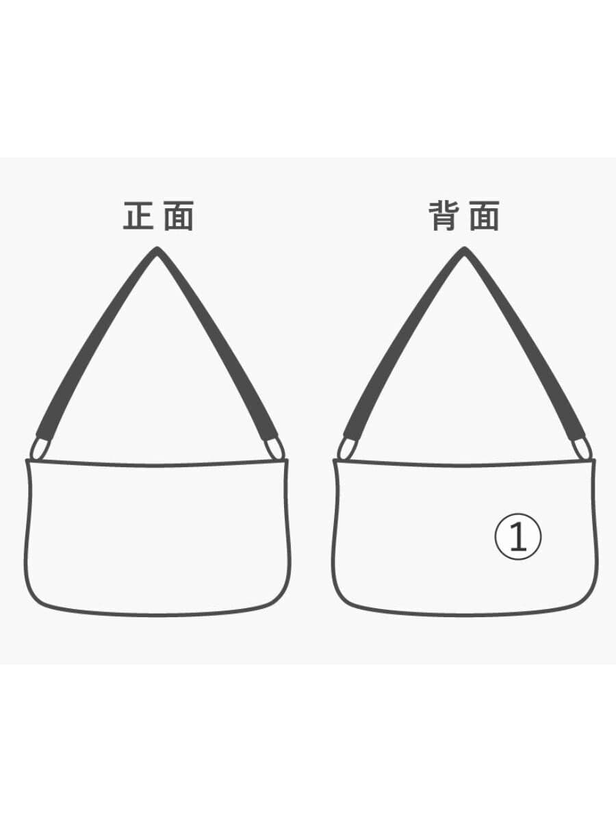 J&M DAVIDSON Stain Scuff Shoulder Bag Leather WHT Solid 8