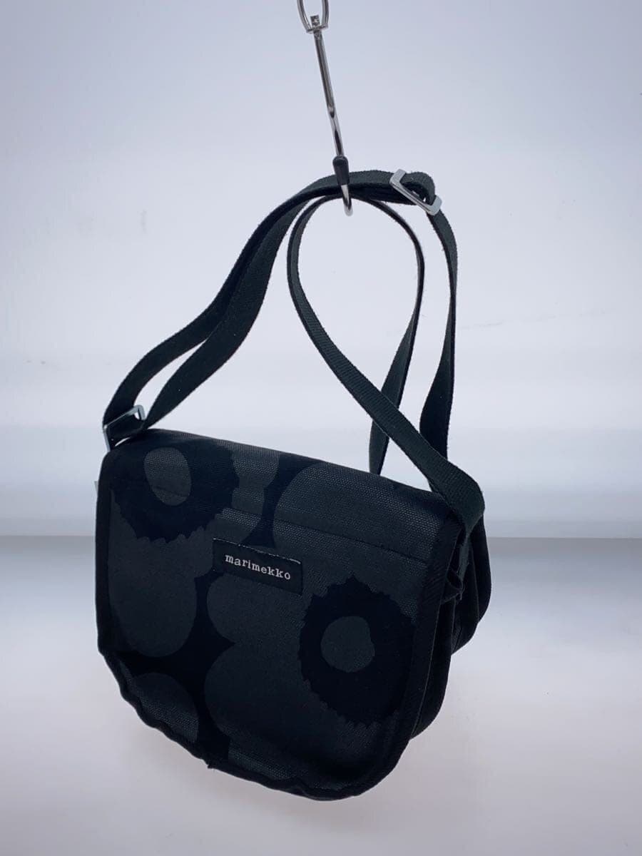 Marimekko shoulder bag -- BLK All-over pattern KERTTU WX PIENI NIKKO 2