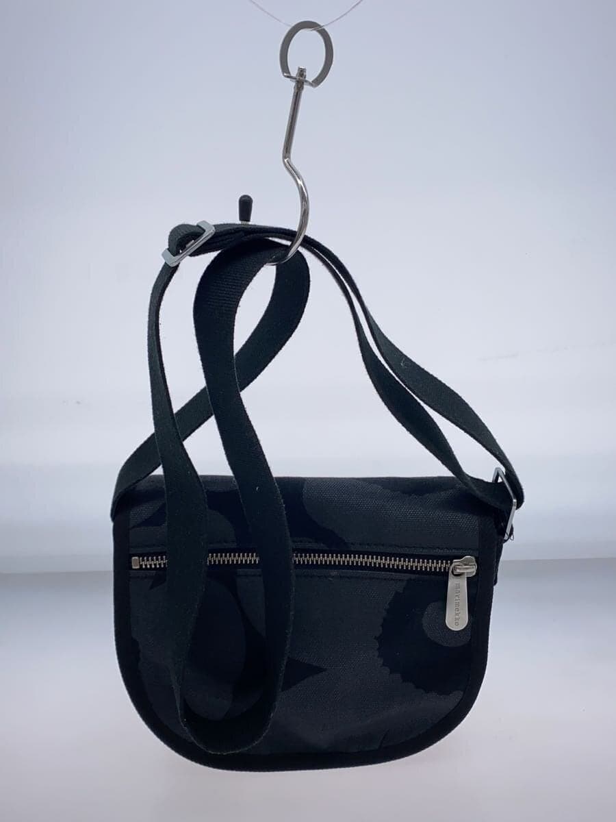 Marimekko shoulder bag -- BLK All-over pattern KERTTU WX PIENI NIKKO 3