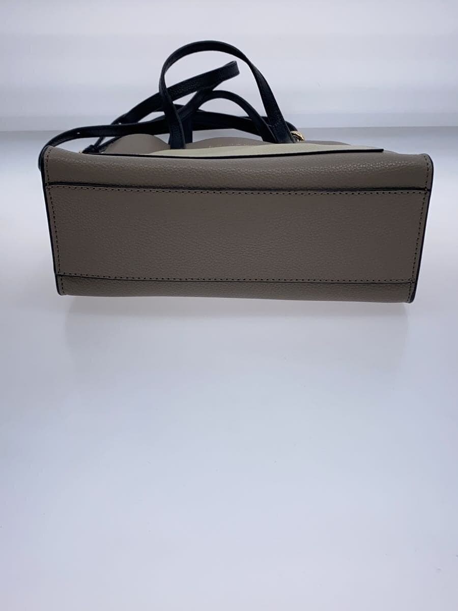 MARC JACOBS handbag leather cream solid color M00161320216 has stains 4