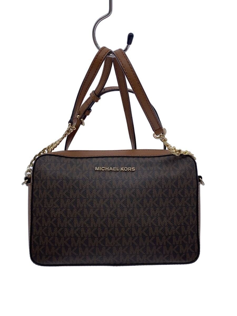 Slight dirt on the inside of MICHAEL KORS Shoulder bag Leather BRW 35F8GTTC3B