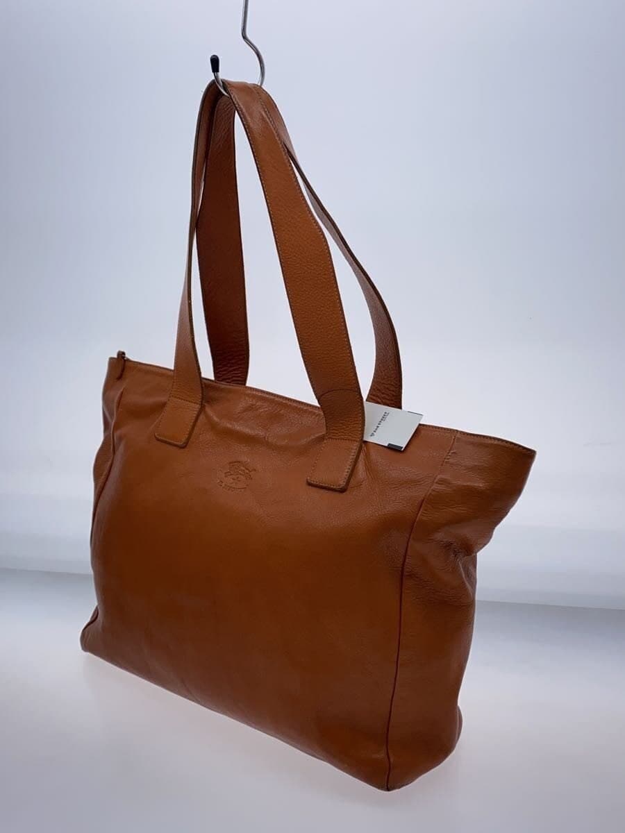IL BISONTE has scratches Tote bag Leather CML Plain 2