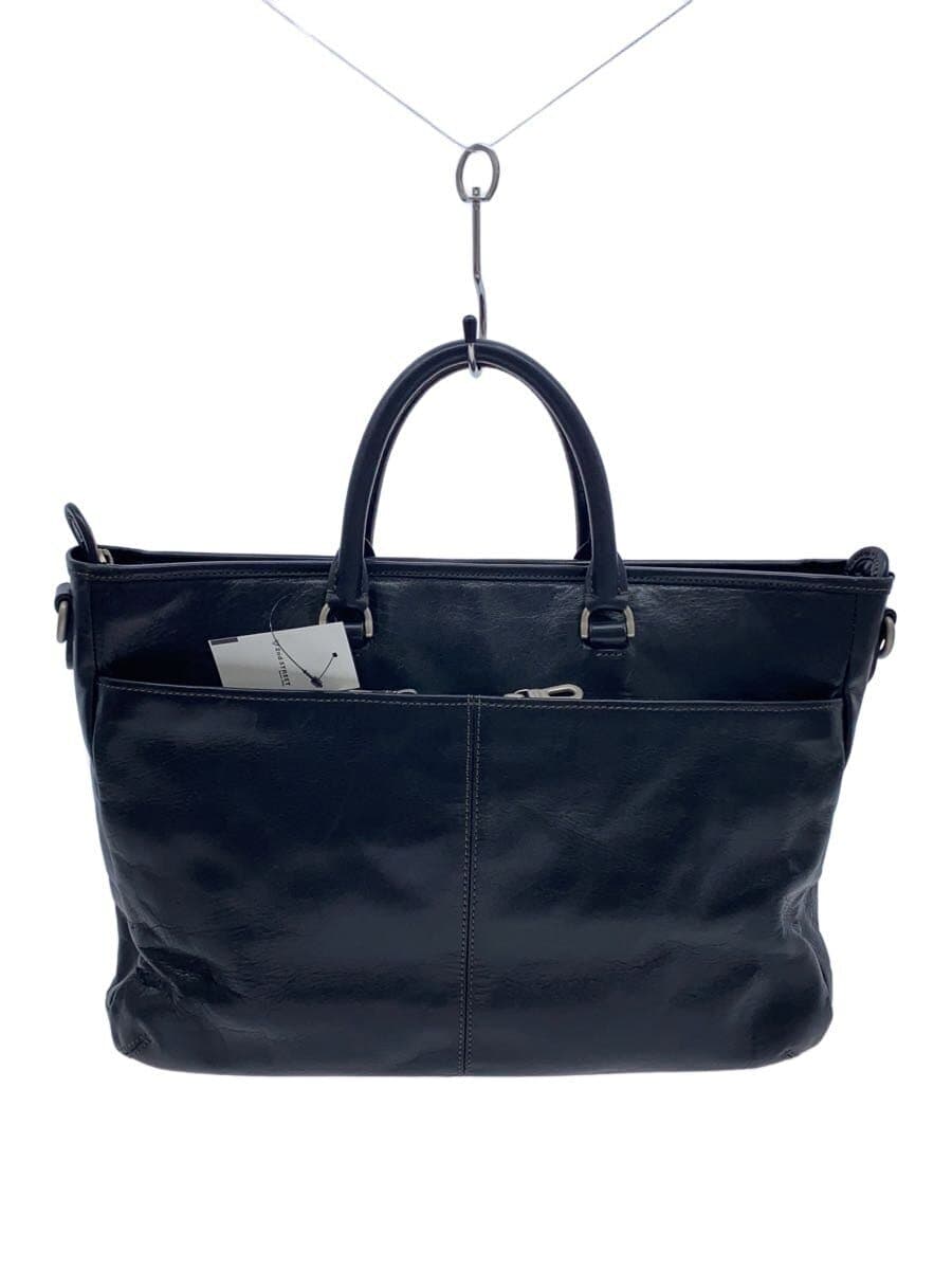 HERGOPOCH bottom surface has scratches Briefcase Leather BLK Plain