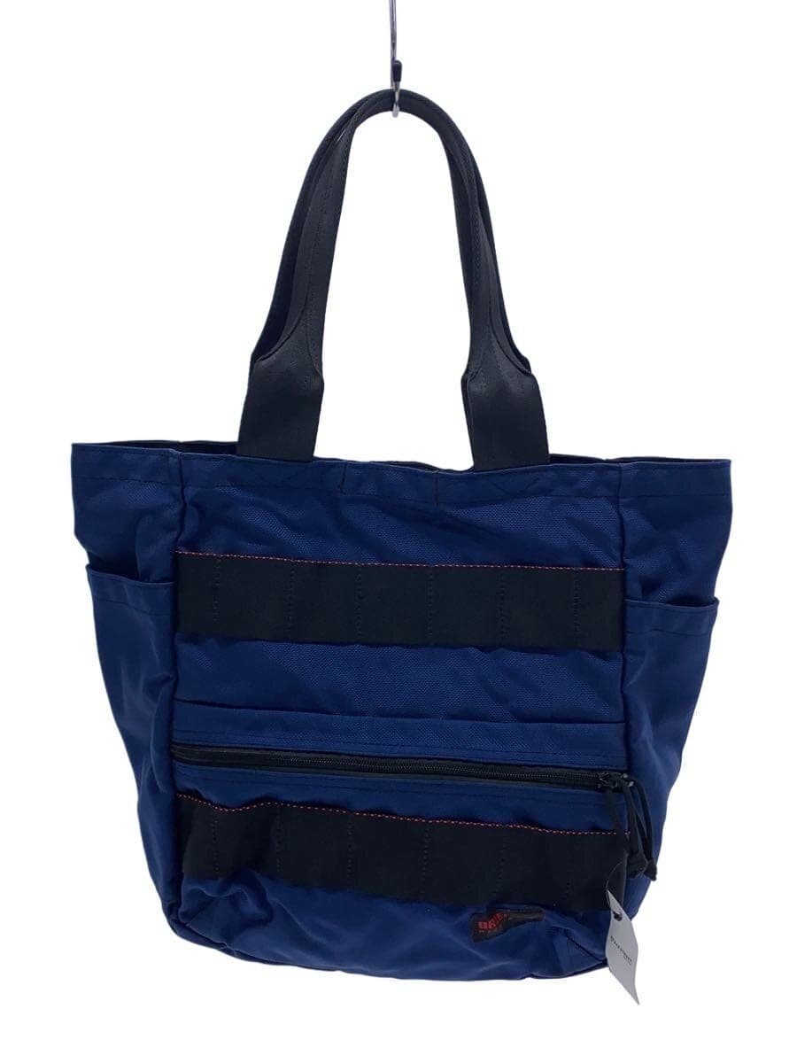 BRIEFING Overall dirt present Tote bag Polyester BLU Plain