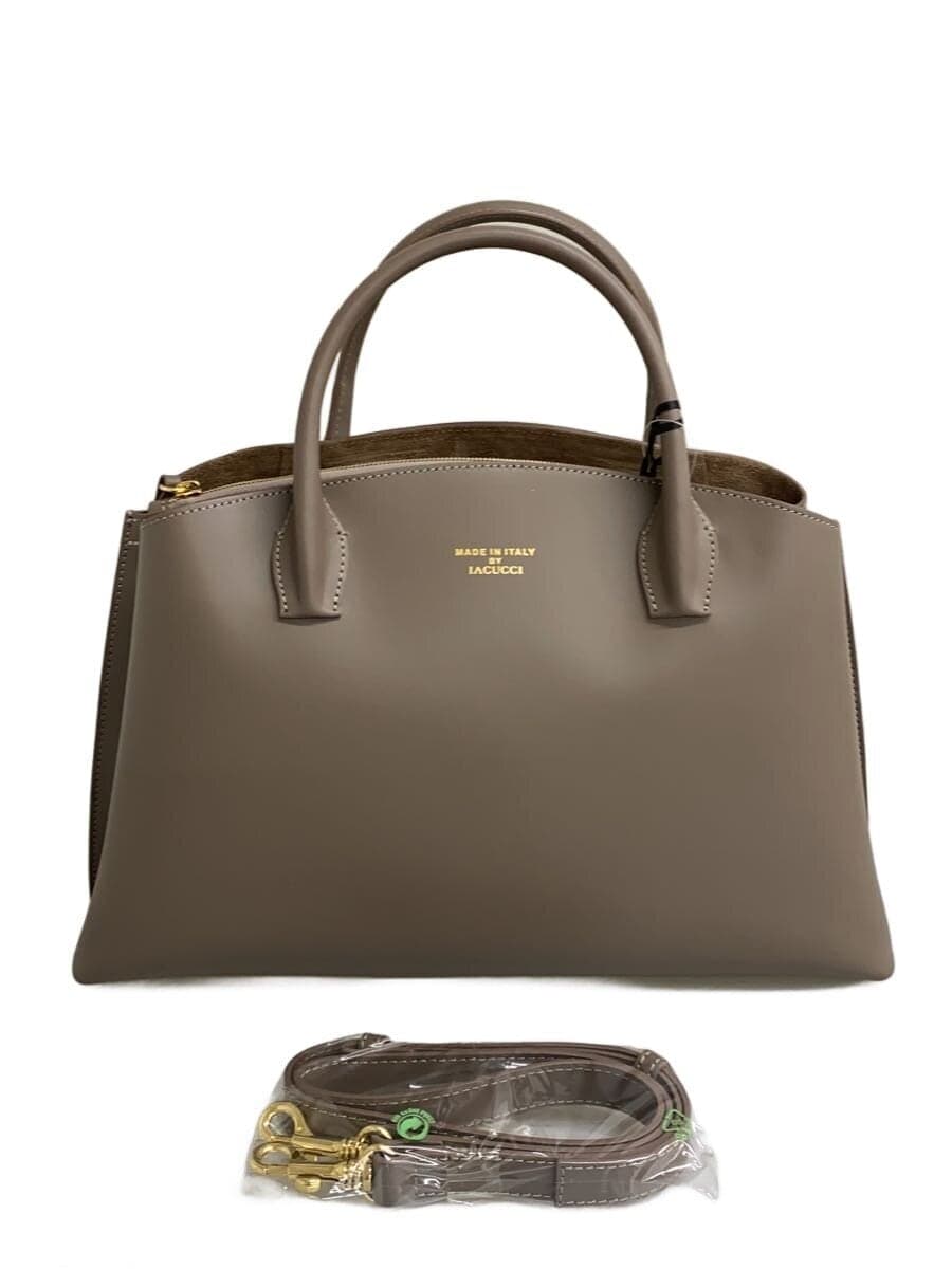 IACUCCI Shoulder Bag Cowhide GRY