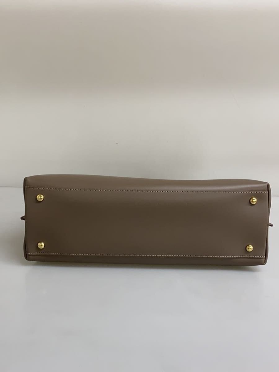 IACUCCI Shoulder Bag Cowhide GRY 4