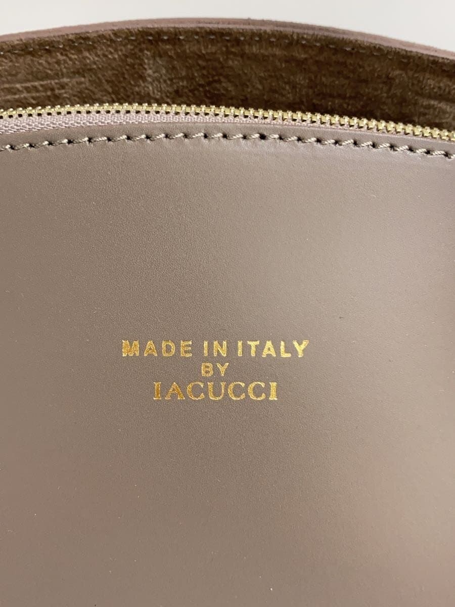 IACUCCI Shoulder Bag Cowhide GRY 5