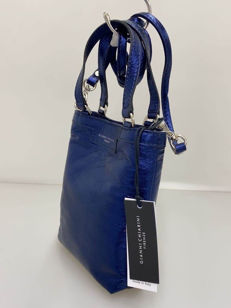 GIANNI CHIARINI Shoulder Bag BLU Solid 2