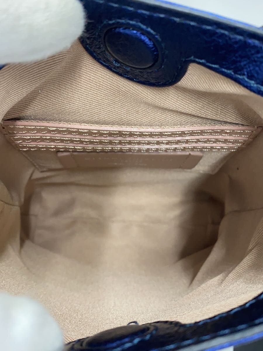 GIANNI CHIARINI Shoulder Bag BLU Solid 6