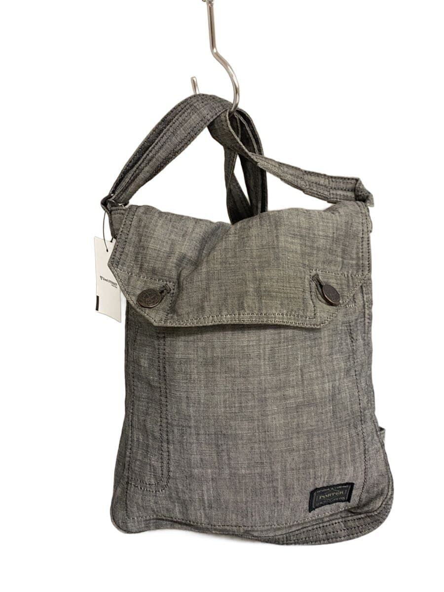 PORTER shoulder bag -- GRY plain