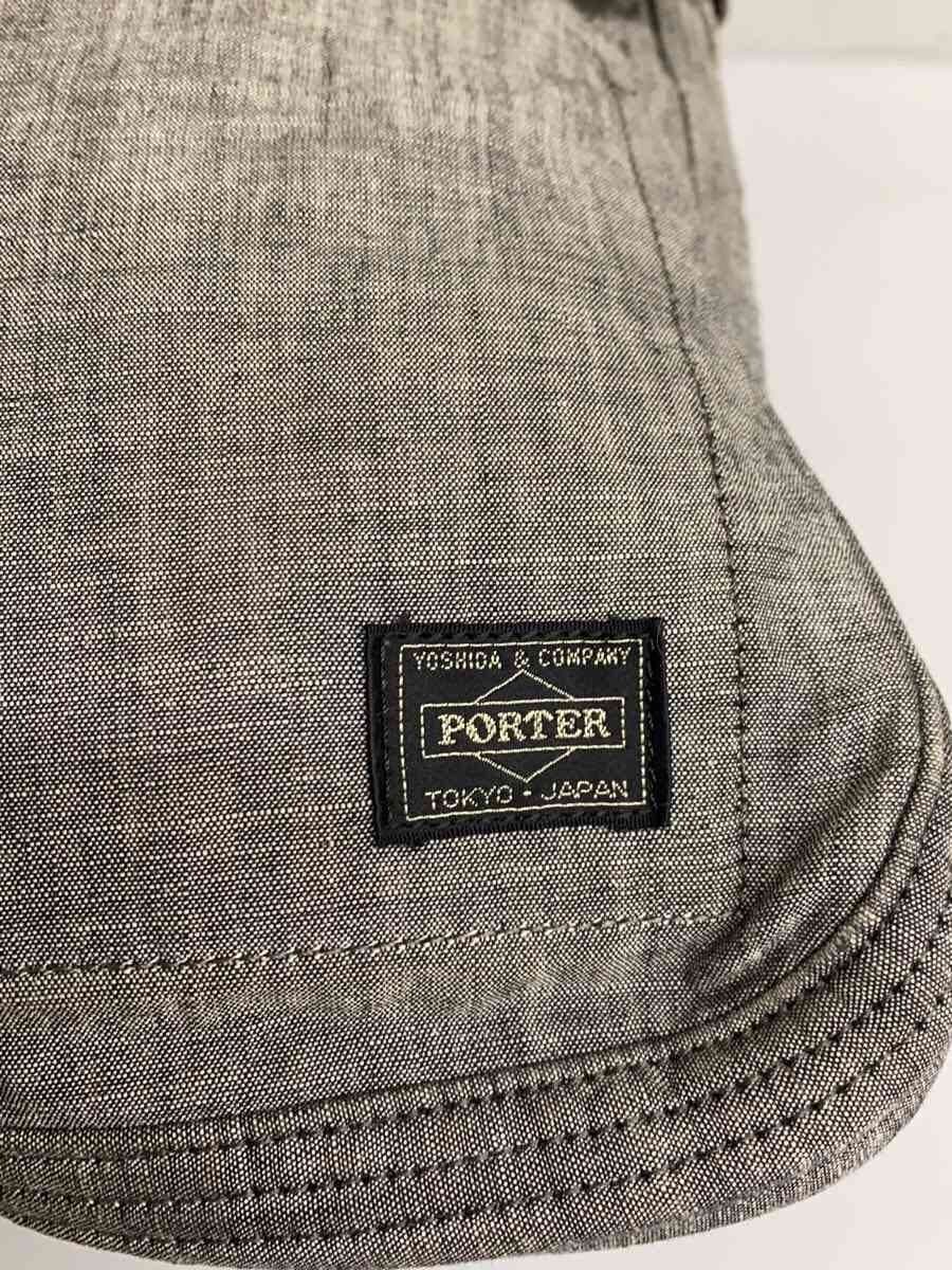 PORTER shoulder bag -- GRY plain 5