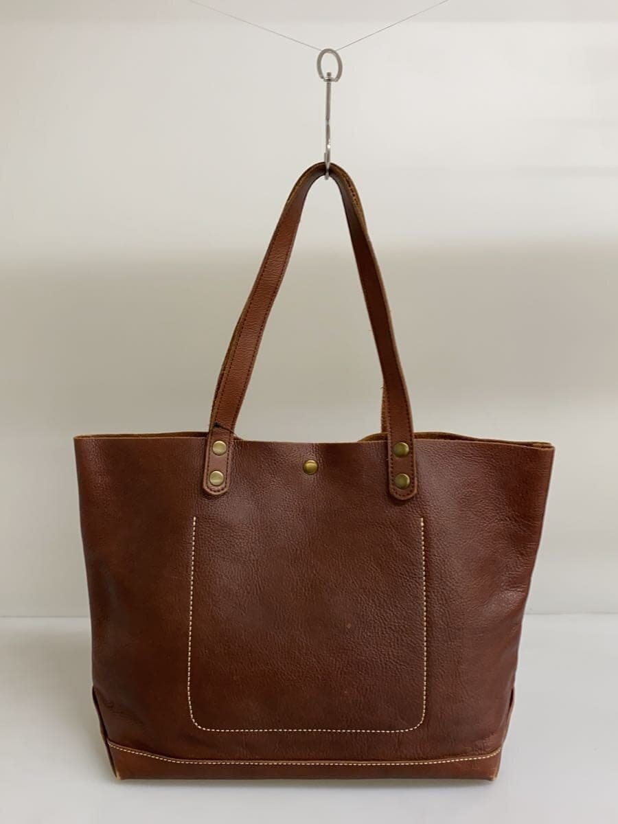 URBAN RESEARCH Handbag Leather BRW Solid 3