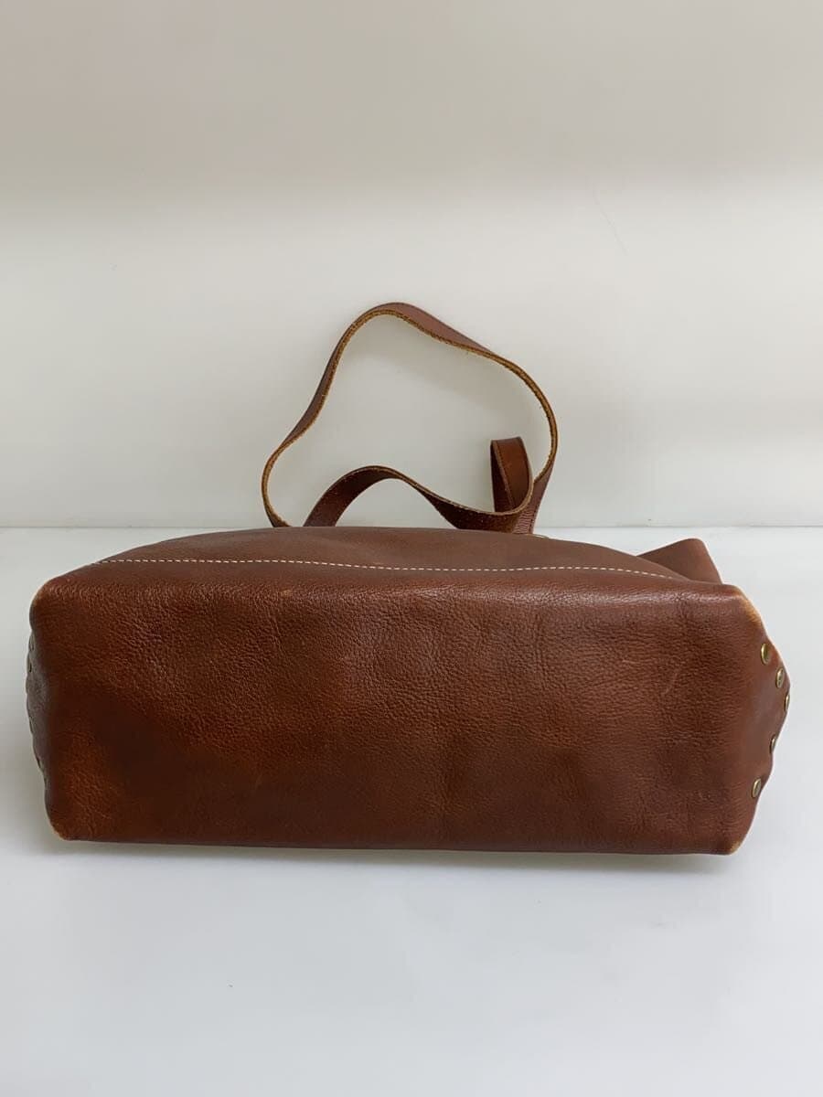 URBAN RESEARCH Handbag Leather BRW Solid 4