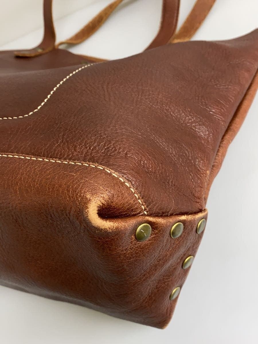 URBAN RESEARCH Handbag Leather BRW Solid 6