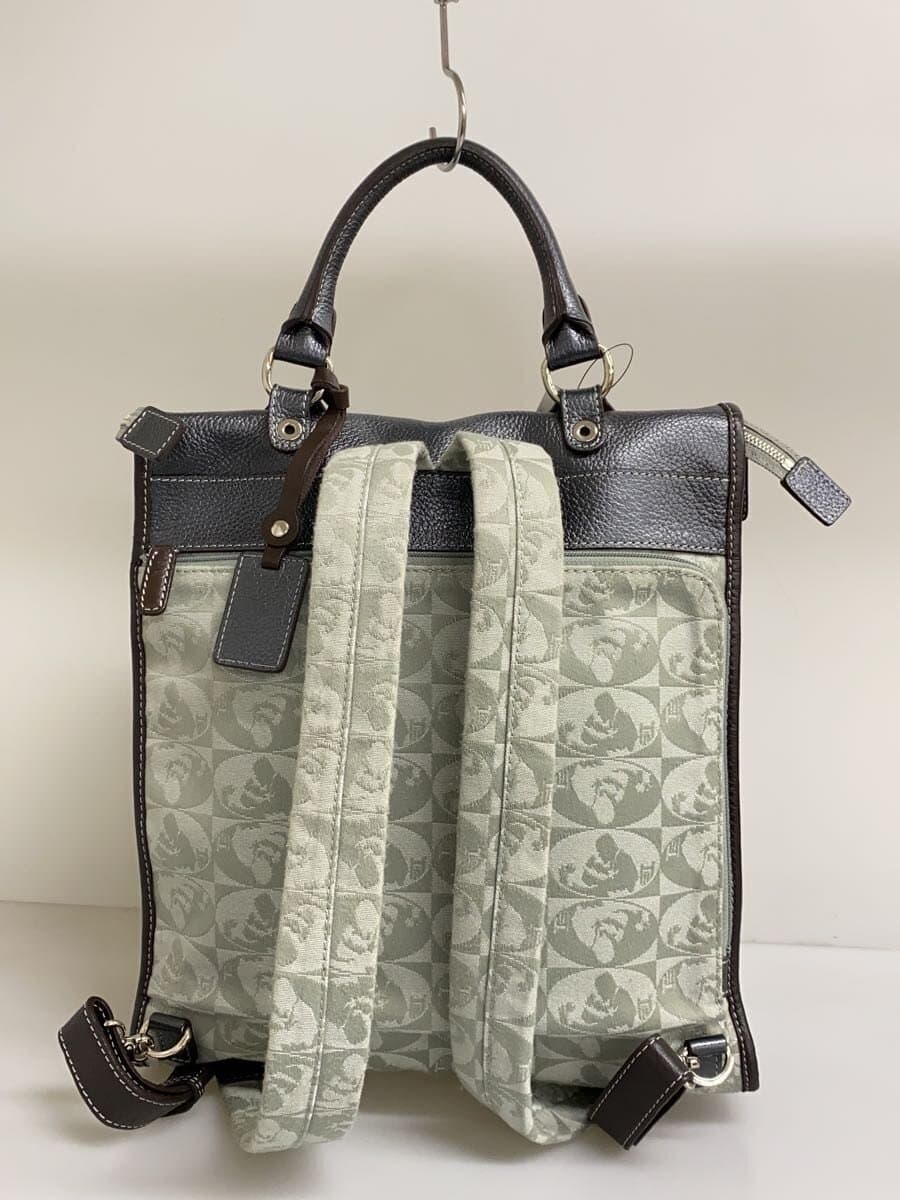 PELLE BORSA Backpack Faux Leather GRY 3