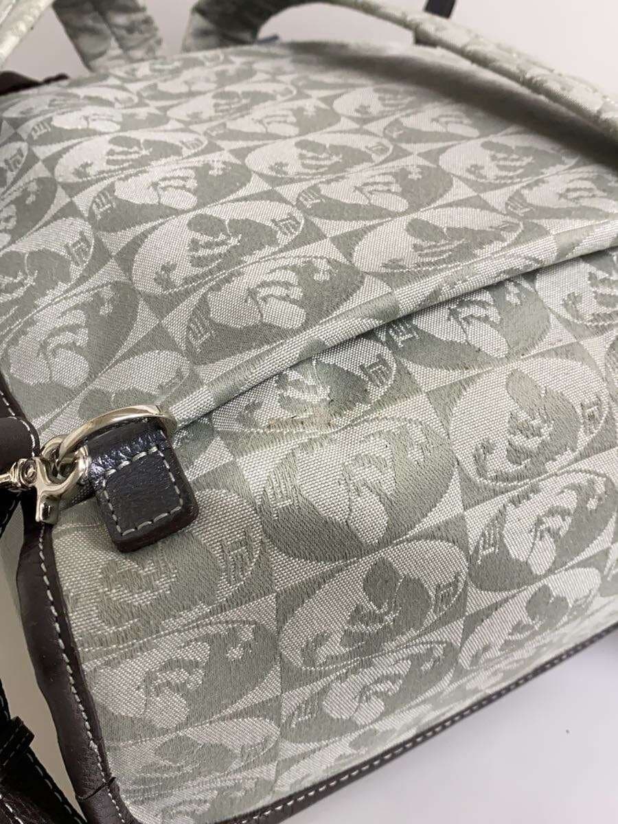 PELLE BORSA Backpack Faux Leather GRY 8