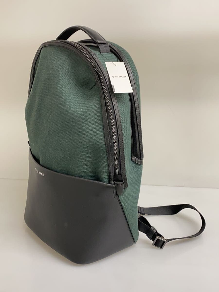 COLE HAAN Backpack Canvas GRN F12322 2