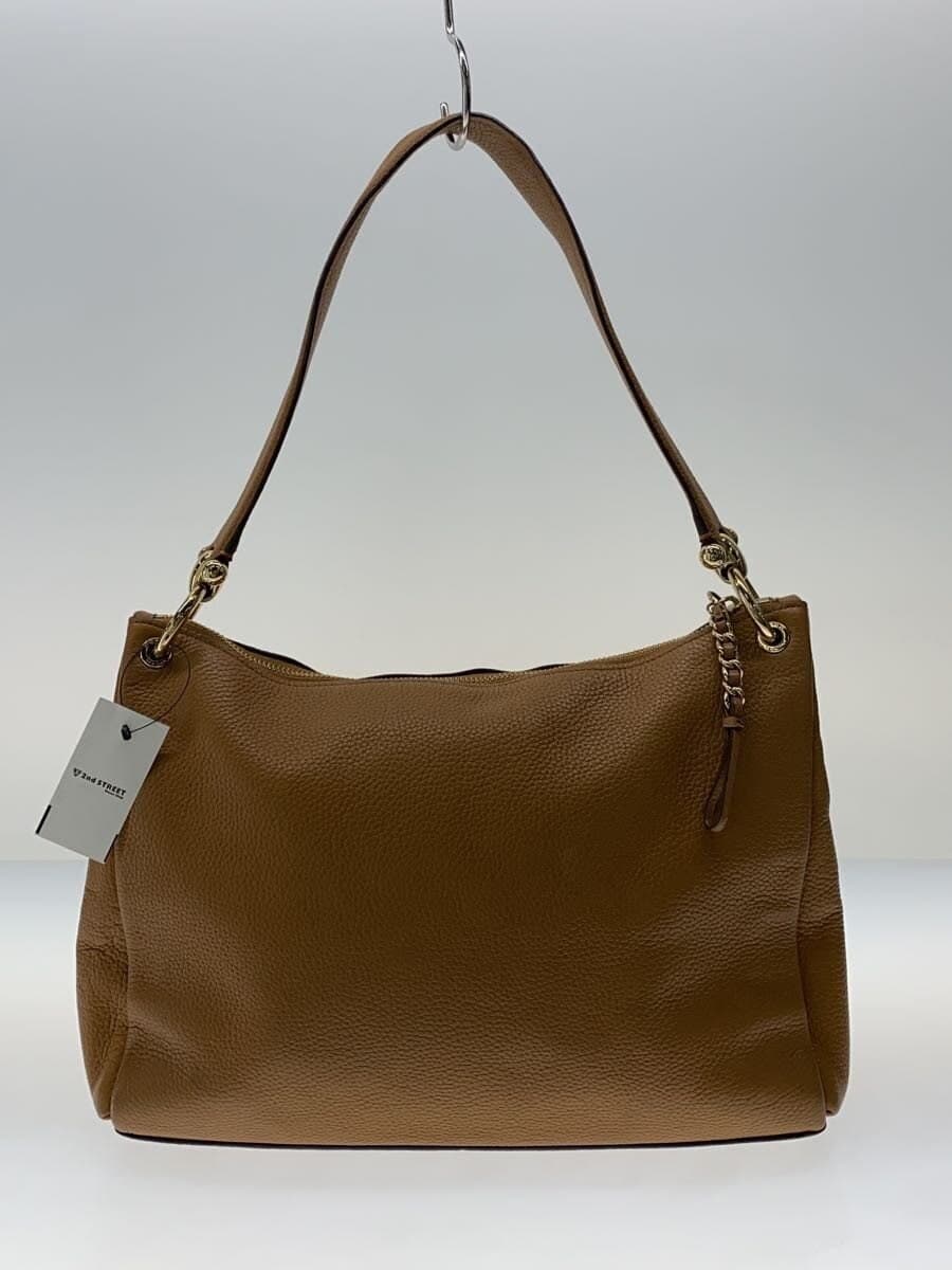 COACH Handbag Leather BRW Solid F28966 3